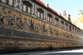 The FÃÂ¼rstenzug in Dresden City is 101 meters long and built with over 26Ã¢â¬Ë000 Meissen porcelan elements